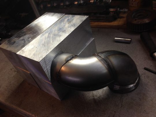 Jag inlet pipe billet and pattern